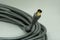 Gray antenna cable with golden connector