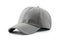 Gray baseball cap hat on white background