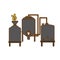 gray beer tanks icon image design