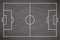 gray black board soccer field