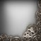 Gray brushed metal background with gears