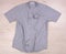 Gray casual shirt Mandarin collar