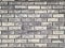 Gray clinker bricks pattern close up