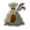 Gray coffee sack icon image