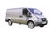 Gray commercial delivery van