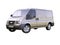 Gray commercial delivery van