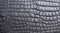 Gray crocodile leather texture.