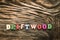 Gray driftwood closeup background