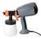 Gray electrical spray gun for coloration, for color pulverization.