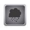 gray emblem cloud rainning and snowing icon