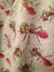 Gray Fabric Printed with Red Army Ants