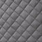 Gray faux velvet diamond quilted bedspread fabric texture