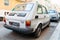 Gray Fiat 126, Type 126 is a small city car