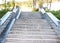 Gray granite steps in the city Closeup granite staircase, old staircase detail, abstract stone staircase background