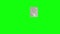 Gray hard disk memory storage HDD icon flat 10 animations green screen chroma key