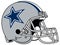 The gray helmet of the Dallas Cowboys American football team