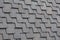 Gray high quality shingles on steep pitch roof