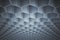 Gray honeycomb pattern