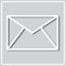 Gray icon with a white silhouette of a mail envelope