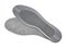 Gray insoles for shoes
