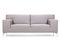 Gray leather sofa