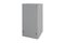 Gray mailboxes on the white background isolated. Mail box for entrance of apartment house. Metal mailbox