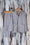 Gray melange pajama suit