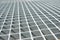 Gray metal grating