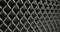 Gray metal mesh with dark square mesh rhombuses