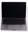 Gray modern laptop front view