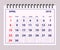 Gray page April 2018 on mandala background