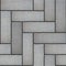 Gray Paving Slabs as Parquet