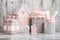 Gray and Pink Cute Decorative Kitchen Utensils