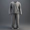 Gray Pj Set: Hyper Realistic, Super Detailed, Hd Pajamas Dress