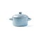 gray pot french kitchen isolated white background cooking utensil rustic traditional