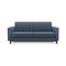 Gray realistic modern sofa. Furniture for the living room or lounge.