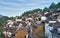 Gray roofs with white or brown walls. Ancient buildings in Huangling Village.