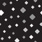 Gray rounded diamond pattern. Seamless vector