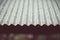 Gray rusty corrugated roof vintage