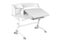 Gray school desk