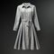 Gray Shirt Dress: Hyper Realistic Pajamas In Photorealistic Style