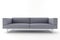 Gray sofa isolated on white background