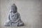 Gray stone buddha