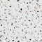 Gray terrazzo seamless texture. Floor tile, polished stone pattern. Marble surface. Vector