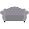 Gray Tufted Sofa Illustration