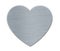 Gray Valentines\'s Day Heart with Metal Texture