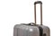 Gray valise with handle