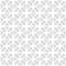 Gray and white laser cut paper trefoil leaves lattice geometric seamless pattern, vector