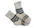 Gray wool socks