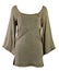 Gray woolen knitted tunic